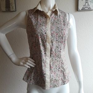 Maggie B. Parley design blouse Small